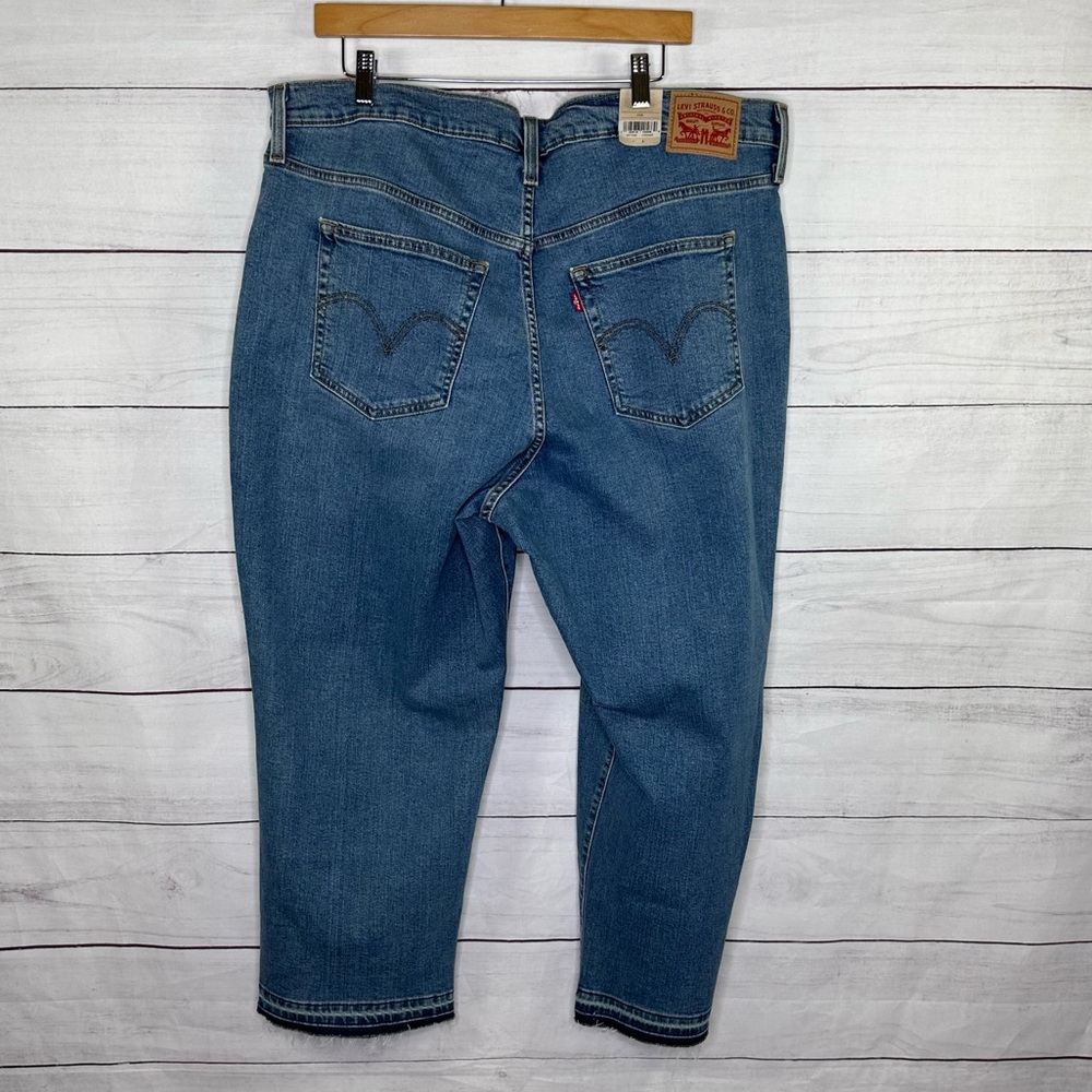 NWT Levi's Women's Wedgie Straight High Rise Ankle Jeans Size 22W - Picture 2 of 11